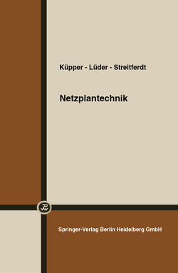 Netzplantechnik von Küpper,  XY., Lüder,  XY., Streitferdt,  XY.