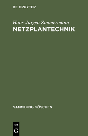 Netzplantechnik von Zimmermann,  Hans Jürgen