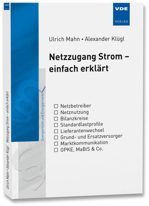 Netzzugang Strom – einfach erklärt von Klügl,  Alexander, Mahn,  Ulrich