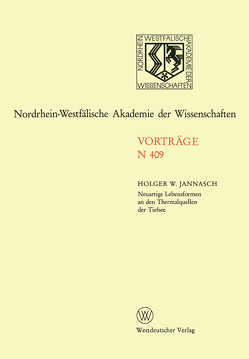 Neuartige Lebensformen an den Thermalquellen der Tiefsee von Jannasch,  Holger W.