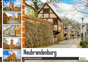 Neubrandenburg Impressionen (Wandkalender 2021 DIN A4 quer) von Meutzner,  Dirk