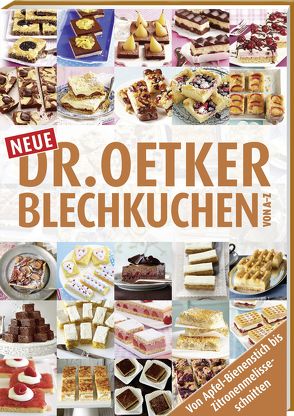 Neue Blechkuchen von A – Z von Dr. Oetker