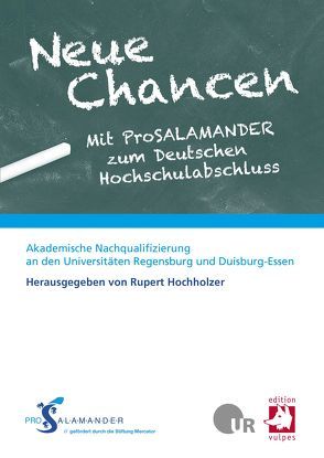 Neue Chancen – Mit ProSALAMANDER zum Deutschen Hochschulbaschluss von Hochholzer,  Rupert