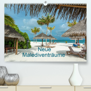 Neue Malediventräume (Premium, hochwertiger DIN A2 Wandkalender 2020, Kunstdruck in Hochglanz) von Blome,  Dietmar