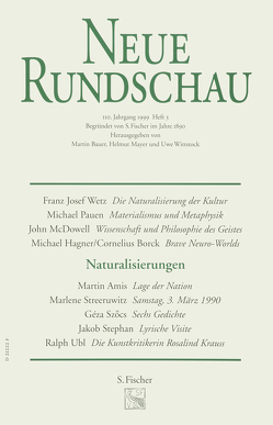 Neue Rundschau 1999/3