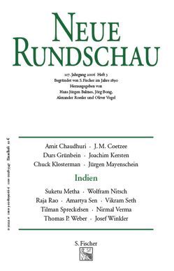 Neue Rundschau 2006/3 von Balmes,  Hans-Jürgen, Bong,  Jörg, Roesler,  Alexander, Vogel,  Oliver