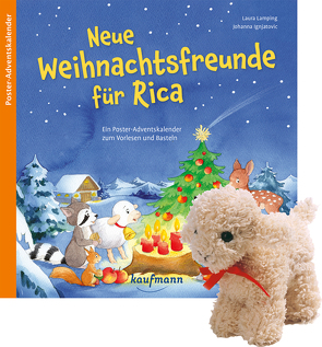 Neue Weihnachtsfreunde für Rica mit Stoffschaf von Ignjatovic,  Johanna, Lamping,  Laura