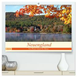 Neuengland – Von Rhode Island bis Maine (hochwertiger Premium Wandkalender 2024 DIN A2 quer), Kunstdruck in Hochglanz von gro,  gro