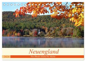 Neuengland – Von Rhode Island bis Maine (Tischkalender 2024 DIN A5 quer), CALVENDO Monatskalender von gro,  gro