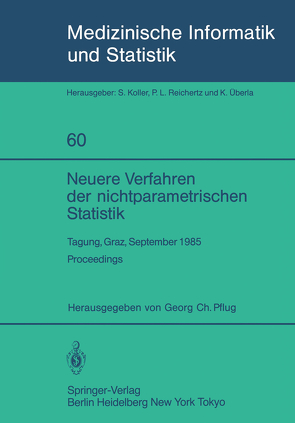 Neuere Verfahren der nichtparametrischen Statistik von Pflug,  Georg C.