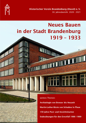 Neues Bauen in der Stadt Brandenburg 1919-1933 von Historischer Verein,  Brandenburg