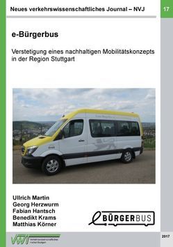 Neues verkehrswissenschaftliches Journal – Ausgabe 17 von Benedikt,  Krams, Hantsch,  Fabian, Herzwurm,  Georg, Matthias,  Körner, Ullrich,  Martin