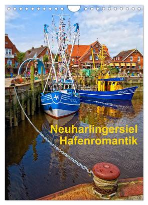 Neuharlingersiel Hafenromantik / Planer (Wandkalender 2024 DIN A4 hoch), CALVENDO Monatskalender von Friedrich,  Olaf