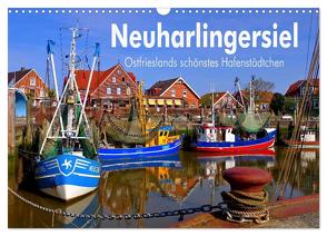 Neuharlingersiel – Ostfrieslands schönstes Hafenstädtchen (Wandkalender 2024 DIN A3 quer), CALVENDO Monatskalender von LianeM,  LianeM