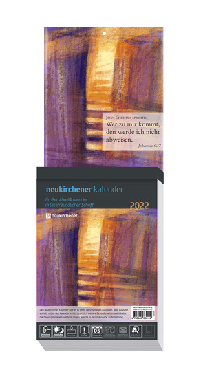 Neukirchener Kalender 2022 – Großer Abreißkalender in lesefreundlicher Schrift von Lutz,  Samuel, Marschner,  Ralf, Puttkammer,  Annegret