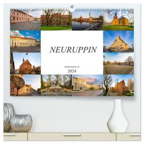 Neuruppin Impressionen (hochwertiger Premium Wandkalender 2024 DIN A2 quer), Kunstdruck in Hochglanz von Meutzner,  Dirk