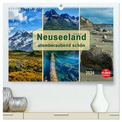 Neuseeland – atemberaubend schön (hochwertiger Premium Wandkalender 2024 DIN A2 quer), Kunstdruck in Hochglanz von Roder,  Peter