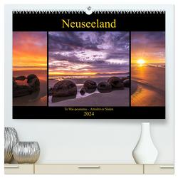 Neuseeland – Attraktiver Süden (hochwertiger Premium Wandkalender 2024 DIN A2 quer), Kunstdruck in Hochglanz von Klinder,  Thomas