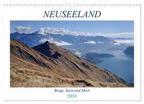 Neuseeland – Berge, Seen und Meer (Wandkalender 2024 DIN A3 quer), CALVENDO Monatskalender von Gothe,  Alexa