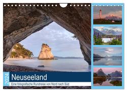 Neuseeland – Eine fotografische Rundreise von Nord nach Süd (Wandkalender 2024 DIN A4 quer), CALVENDO Monatskalender von Kruse,  Joana