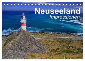 Neuseeland • Impressionen (Tischkalender 2024 DIN A5 quer), CALVENDO Monatskalender von Stanzer,  Elisabeth