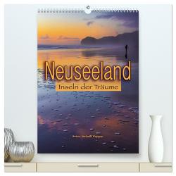 Neuseeland, Inseln der Träume (hochwertiger Premium Wandkalender 2024 DIN A2 hoch), Kunstdruck in Hochglanz von Pappon,  Stefanie