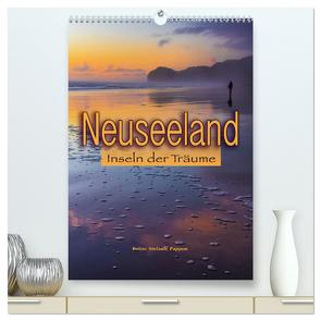 Neuseeland, Inseln der Träume (hochwertiger Premium Wandkalender 2024 DIN A2 hoch), Kunstdruck in Hochglanz von Pappon,  Stefanie