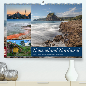 Neuseeland Nordinsel – Das Land der Hobbits und Vulkane (Premium, hochwertiger DIN A2 Wandkalender 2023, Kunstdruck in Hochglanz) von Kruse,  Joana