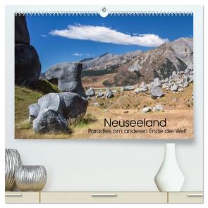 Neuseeland – Paradies am anderen Ende der Welt (hochwertiger Premium Wandkalender 2024 DIN A2 quer), Kunstdruck in Hochglanz von Warneke,  Sebastian