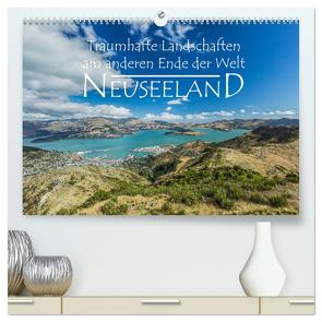 Neuseeland – Traumhafte Landschaften am anderen Ende der Welt (hochwertiger Premium Wandkalender 2024 DIN A2 quer), Kunstdruck in Hochglanz von Möller,  Werner