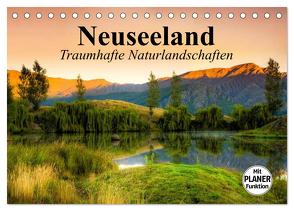 Neuseeland. Traumhafte Naturlandschaften (Tischkalender 2024 DIN A5 quer), CALVENDO Monatskalender von Stanzer,  Elisabeth