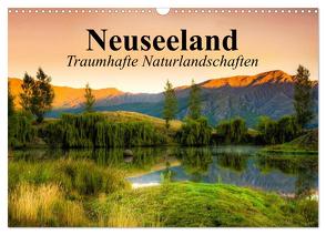 Neuseeland. Traumhafte Naturlandschaften (Wandkalender 2024 DIN A3 quer), CALVENDO Monatskalender von Stanzer,  Elisabeth