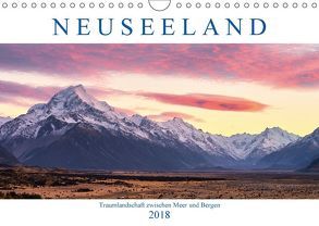 Neuseeland: Traumlandschaft zwischen Meer und Bergen (Wandkalender 2018 DIN A4 quer) von Schaenzer,  Sandra