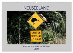 Neuseeland – Von der Nordinsel zur Südinsel (Wandkalender 2024 DIN A2 quer), CALVENDO Monatskalender von A. Langenkamp,  Wolfgang