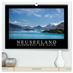 Neuseeland – Wunderwelt der Natur (hochwertiger Premium Wandkalender 2024 DIN A2 quer), Kunstdruck in Hochglanz von Mueringer,  Christian
