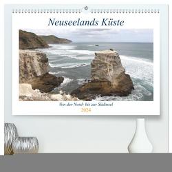 Neuseelands Küste (hochwertiger Premium Wandkalender 2024 DIN A2 quer), Kunstdruck in Hochglanz von Fuchs,  Susanne