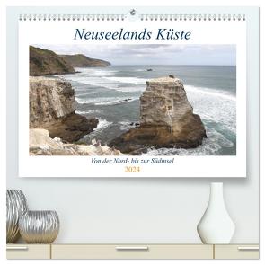 Neuseelands Küste (hochwertiger Premium Wandkalender 2024 DIN A2 quer), Kunstdruck in Hochglanz von Fuchs,  Susanne