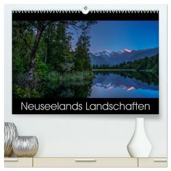 Neuseelands Landschaften (hochwertiger Premium Wandkalender 2024 DIN A2 quer), Kunstdruck in Hochglanz von Ehrhardt Photography,  René