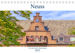 Neuss – Ein malerischer Spaziergang (Tischkalender 2023 DIN A5 quer) von Hackstein,  Bettina