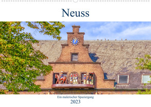 Neuss – Ein malerischer Spaziergang (Wandkalender 2023 DIN A2 quer) von Hackstein,  Bettina