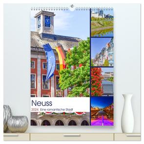 Neuss – Eine romantische Stadt (hochwertiger Premium Wandkalender 2024 DIN A2 hoch), Kunstdruck in Hochglanz von Hackstein,  Bettina