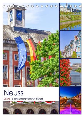 Neuss – Eine romantische Stadt (Tischkalender 2024 DIN A5 hoch), CALVENDO Monatskalender von Hackstein,  Bettina