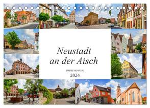 Neustadt an der Aisch Impressionen (Tischkalender 2024 DIN A5 quer), CALVENDO Monatskalender von Meutzner,  Dirk