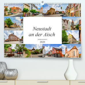 Neustadt an der Aisch Impressionen (Premium, hochwertiger DIN A2 Wandkalender 2020, Kunstdruck in Hochglanz) von Meutzner,  Dirk