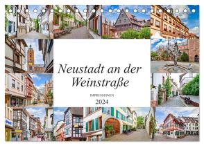 Neustadt an der Weinstraße Impressionen (Tischkalender 2024 DIN A5 quer), CALVENDO Monatskalender von Meutzner,  Dirk