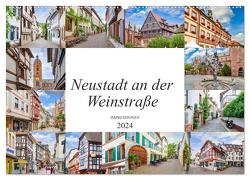 Neustadt an der Weinstraße Impressionen (Wandkalender 2024 DIN A2 quer), CALVENDO Monatskalender von Meutzner,  Dirk