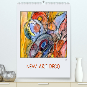 New Art Deco (Premium, hochwertiger DIN A2 Wandkalender 2023, Kunstdruck in Hochglanz) von Gründler,  Claudia
