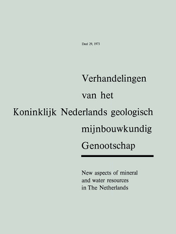 New aspects of mineral and water resources in The Netherlands von van der Sijp,  Jaap Willem Charles Marie van der