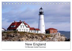 New England – 12 Monate Indian Summer (Tischkalender 2024 DIN A5 quer), CALVENDO Monatskalender von Eickhoff,  Markus