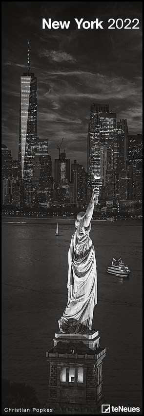 New York 2022 – Foto-Kalender – King-Size – 34×98 – Stadt von Popkes,  Christian